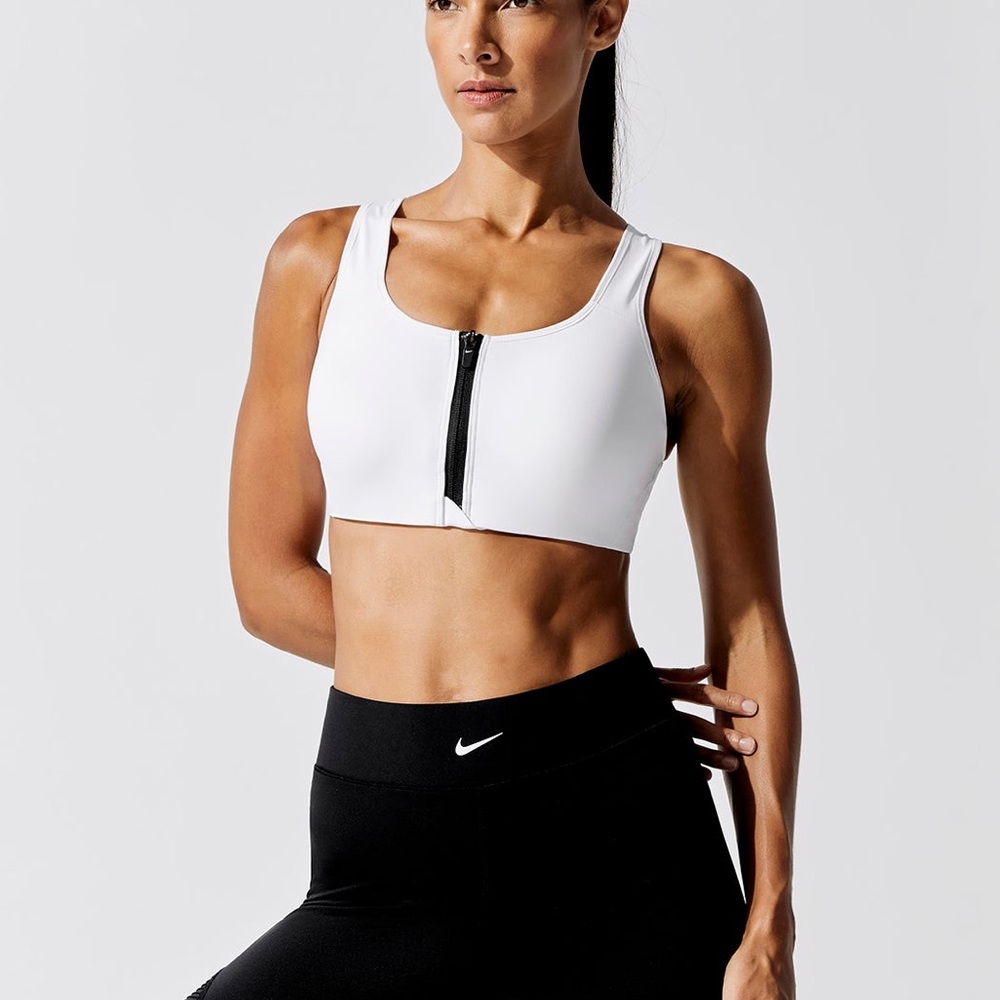 Nike front zip padded sports bra - Picture 1 of 12